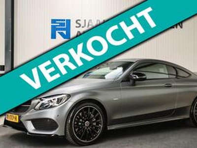 Mercedes-Benz C-KLASSE Coup? 250 Business AMG Styling Night Edition 9G Automaat 211pk! DLR|Magno Grey|Lederen sportstoelen|19inch