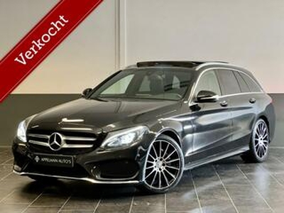 Mercedes-Benz C-KLASSE Estate 180 AMG | Pano | Dodehoek | Elektrische Kofferklep |