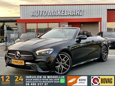 Mercedes-Benz E-KLASSE Cabriolet 200 AMG Line VOL Burmester ZGA NIEUW