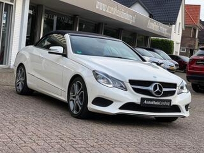 Mercedes-Benz E-KLASSE Cabrio 200 Edition Sport|Parelmoer Wit|Zwart Leer|Sublieme staat|1e eigenaar