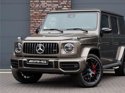 Mercedes-Benz G-KLASSE 63 AMG G-Manufaktur Aut9, AMG Driver Package, Distronic+, Carbon, Surround Camera, Burmester, Entertainment Achter, AMG Schakelbare uitlaat, Nappaleder, Memory, Massage, ENERGIZING, Rij-assistentie, AMG-Stuurwieltoets