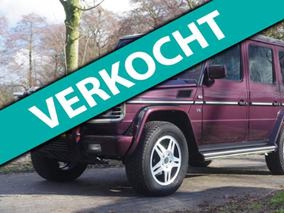 Mercedes-Benz G-KLASSE G 500 Classic Extrem Niedriger Laufleistung Zeer lage kilometerstand