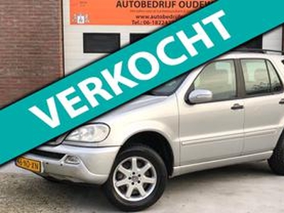 Mercedes-Benz ML-KLASSE 270 CDI 4MATIC AUT 2003 Airco/7-Zitter/NAP!