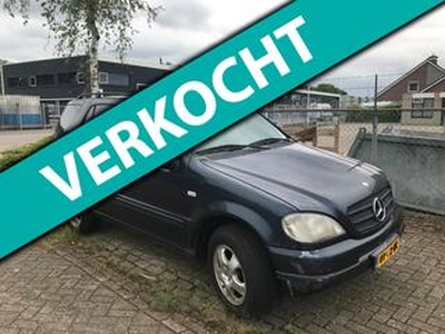 Mercedes-Benz M-KLASSE ML 270 CDI GEZOCHT GEVRAAGD ALLE ML SPRINTER VITO 208 308D 310D