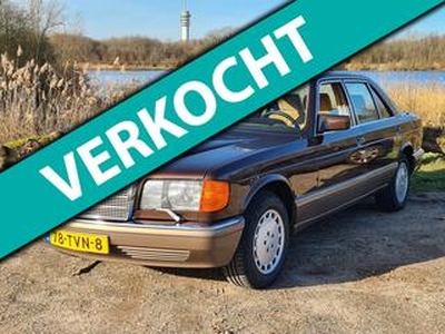 Mercedes-Benz S-KLASSE 500 SEL V8 type 2 uit 1986