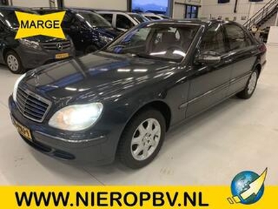 Mercedes-Benz S-KLASSE S500 Lang Automaat Airco Cruisecontrol Xenon Dakraam Marge