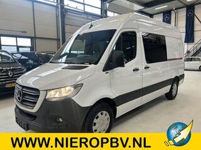 Mercedes-Benz SPRINTER 317CDI L2H2 Dubbelcabine 6 Pers Dubbelschuifdeur 3500KG Trekgewicht Airco Navi Camera Nieuw