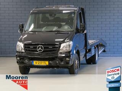 Mercedes-Benz SPRINTER 519 3.0 V6 190PK Automaat Oprijwagen / autotransporter | ZWAAILAMP | TREKHAAK | ELEKTRISCHE LIER