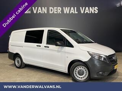 Mercedes-Benz VITO 111 CDI L2H1 Dubbele cabine Euro6 Airco | 6-Zits | Trekhaak | Cruisecontrol Bijrijdersbank, Bluetooth telefoonvoorbereiding