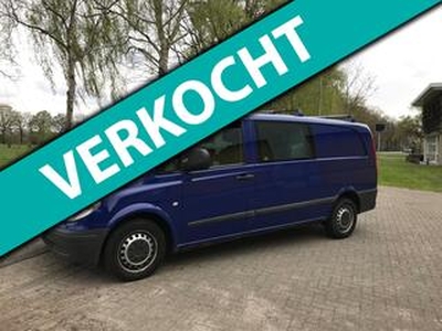 Mercedes-Benz VITO 115 CDI 343 DC luxe GEZOCHT ALLE MERCEDES VITO SPRINTER VIANO