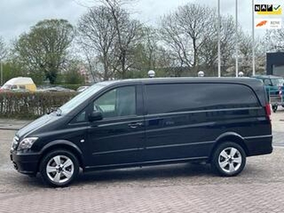 Mercedes-Benz VITO 116 CDI 320 Lang Luxe Automaat,bj.2011,kleur :zwart,climate,sportvelgen,NAP met 234575 km.en APK tot 04/2024.