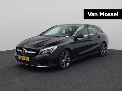 MERCEDES CLA-KLASSE Shooting Brake 180 Business Solution | NAVIGATIE | ACHTERUITRIJCAMERA | CLIMATE CONTROL | CRUISE CONTROL | PARKEERSENSOREN VOOR+ACHTER | STOELVERWARMING | HALF LEDEREN BEKLEDING | TREKHAAK UITKLAPBAAR |