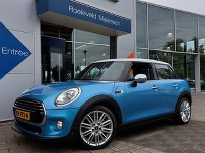 Mini COOPER 1.5 136pk Automaat Cooper Serious Business 5-Deurs | Navi | Leder+Verwarmd+Sportstoel | Clima | Cruise | Keyles Entry | Pdc V+A+Assist | 17''lm | Led Koplampen | Licht+Regensensor