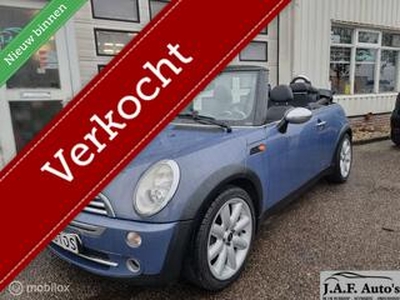 Mini COOPER Cabrio 1.6 Nw APK Airco Luxe Nw Banden