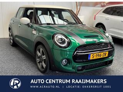 Mini COOPER S 2.0S Chili 60 Years British Racing Green DRAADLOOS LADEN HARMAN/KARDON LEDER NAVIGATIE CRUISE CONTROL BLUETOOTH TELEFOON KEYLESS GO ACHTERUITRIJCAMERA ZEER MOOI !! LOCATIE 3010