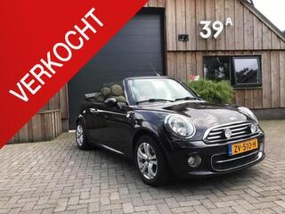 Mini MINI Cabrio 1.6 Bruin metallic Leer/Stoelverwarming/Pdc