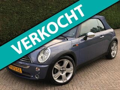 Mini COOPER Mini Cabrio 1.6 VOLL OPTIES, XENON,AUTOMAAT,FLIPPERS