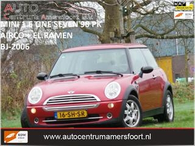 Mini ONE 1.6 Seven ( AIRCO + INRUIL MOGELIJK )