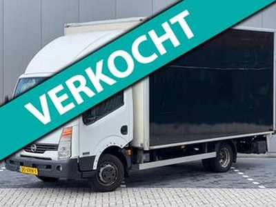 Nissan CABSTAR E Elektrische achterklep | Trekhaak | Airco | 3 zits | 810KG Cabine | 750 Laadklep lift