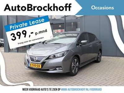 Nissan LEAF N-Connecta 40 kWh | EV NOW! | 5 Camera's | P.hulp v+a | Rijbaan ass | Navi met Appelcarplay/Android auto | frontale botsbescherming | Quickcharge | verw. stoelen v+a en verw. stuurwiel | private