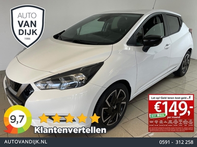 NISSAN MICRA 1.0 IG-T N-Design AIRCO NAVI BLUETOOTH CRUISE ELEK RAMEN CENT VERG VELGEN PRIVACYGLAS NIEUWSTAAT