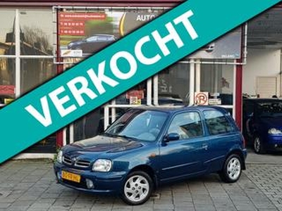 Nissan MICRA 1.3 3D 2000 Blauw Nette Auto/Stuurbek/VERKOCHT!