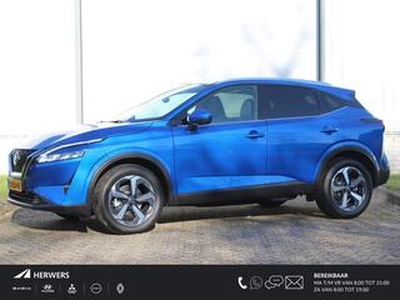 Nissan QASHQAI 1.3 MHEV N-Connecta / Panoramadak / Dakrails / Easy Pack / Rondomzicht camera / Automatische airco / Apple Car Play & Android Auto / Armsteun voor + achter / Cruise control adaptief / DAB / Dode hoek detectie / Draadloze telefoonlader / Full-LED koplampen