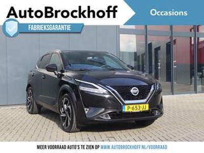 Nissan QASHQAI 1.3 MHEV Tekna Plus 158 Pk. | Navi-link | 360 AVM | Pro Pilot | 20inch L.M. Velgen | Stoel, Stuur & Voorruitverwarming | LEDER | Panoramadak