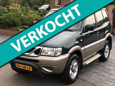 Nissan TERRANO 2.4 Luxury groen 2001 AIRCO/APK/4X4/LMV!