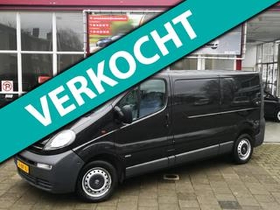 Opel VIVARO 1.9 DI 2.9T L2H1 2003 Zwart 163DKM NAP/VERKOCHT!