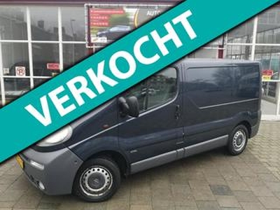 Opel VIVARO 1.9 DI L1H1 2003 Blauw 162DKM NAP/VERKOCHT!