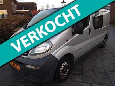 Opel VIVARO 1.9 DI L2 H1 DC Dubbel Cabine Youngtimer !