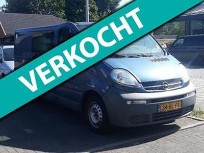 Opel VIVARO 1.9 DTI L2 H1 DC [bj 2004] DUBBELCAB/AIRCO/LANG