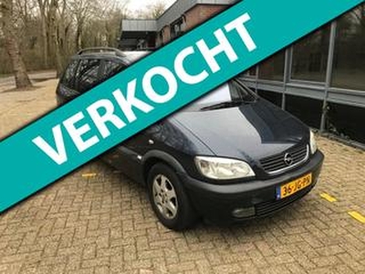 Opel ZAFIRA 1.8-16V Elegance Auto is verkocht