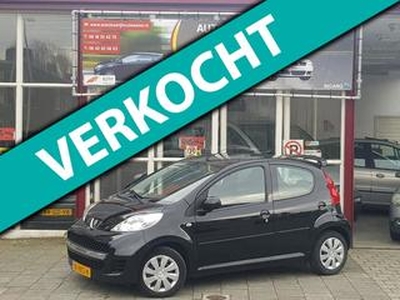 Peugeot 107 1.0 12V 5DR 2011 Zwart Airco/Elek Ramen/APK/NAP!