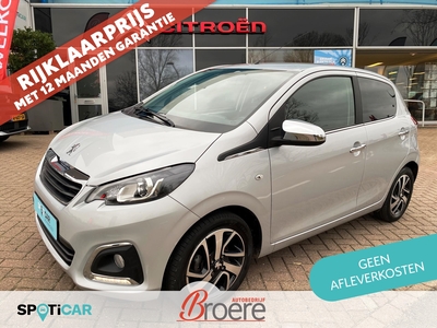 PEUGEOT 108 1.0 VTi 72pk 5D Allure | camera, climate control, touchscreen audio met apple carplay, android auto, getinte ramen, 15 inch velgen, bluetooth