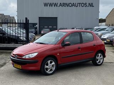 Peugeot 206 1.1 X-Design 5-DEURS, STUURBEKRACHTIGING, ELEK-RAMEN, RADIO-CD, AIRBAGS, CENT-VERGRENDELING, LM-VELGEN, WEGENBELASTING MAAR ? 28,- P/M