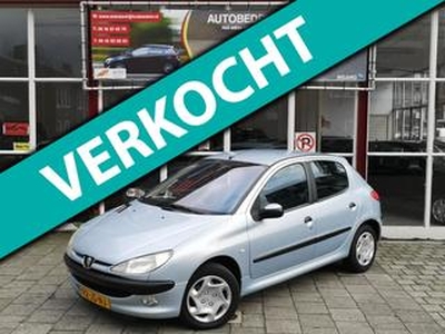 Peugeot 206 1.4 Challance 5D AUT 2002 Grijs AIRCO/VERKOCHT!