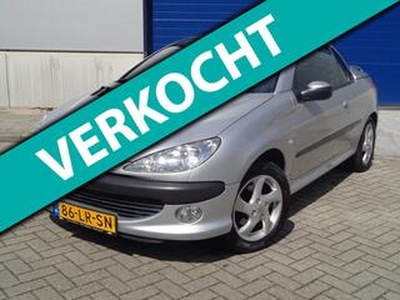 Peugeot 206 CC 1.6-16V Premium Airco!! 97DKM!! NAP!! Leder!!