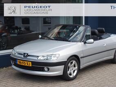 Peugeot 306 1.6 CABRIOLET AUT UIT PRIVECOLLECTIE! KEURIGE 306 CABRIO AUTOMAAT VAN 1E EIGENAAR MET SLECHTS 71.000 KM!