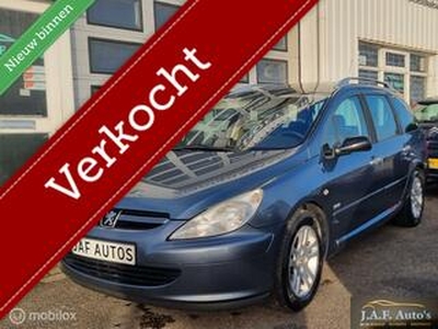 Peugeot 307 SW 1.6 NAVVI Airco Cruise trekhaak 7 pers!