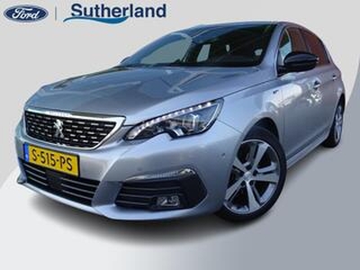 Peugeot 308 1.2 PureTech 130 PK GT AUTOMAAT | Camera | Adaptieve Cruise Control | Navigatie | 17 Inch Lichtmetalen Velgen | LED | PDC V + A | Sportinterieur | Climate Control