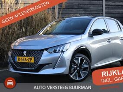 Peugeot e-208 EV GT ? 299,- private lease Navigatie, Panorama dak, Parkeersensoren voor en achter, Achteruitrijcamera, Full LED verlichting