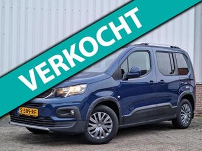 Peugeot Rifter 1.2 Puretech 110 5 persoons*Trekhaak*Navigatie*2x schuifdeur*Camera*PDC*Cruisecontrol