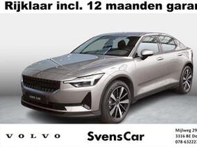 Polestar 2 Standard Range Single Motor 63kWh | Stoelverwarming | Navigatie | Achteruitrijcamera | Keyless entry/start | Winterset |