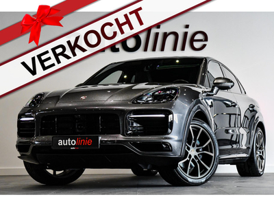 Porsche Cayenne Coupé 3.0 E-Hybrid. Sport Design, Chrono, Achteras, Softclose, ACC, 360, Keyless, Memory, Luchtvering, Trekhaak!