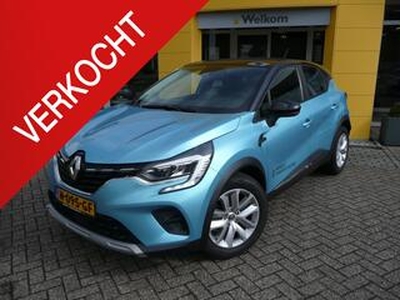 Renault CAPTUR 1.3 TCe 131pk 6versn. Zen 4 JAAR GARANTIE+/ PARKEERSENSOREN/ RESERVE WIEL/ ETC... GARANTIE+ 4JR/100.000 FABRIEKS/ ETC... RIJKLAAR!