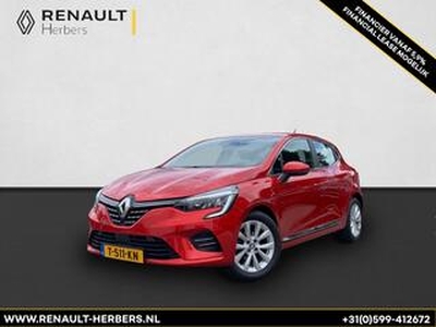 Renault CLIO 1.0 TCe Intens CAMERA / ECC / HALF LEER / FABRIEKSGARANTIE TOT 03.2027