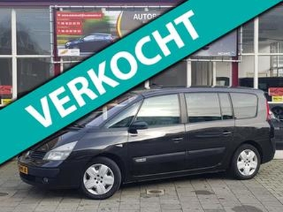 Renault GRAND ESPACE 3.5 V6 AUT 2004 Zwart APK/NAP/VERKOCHT!