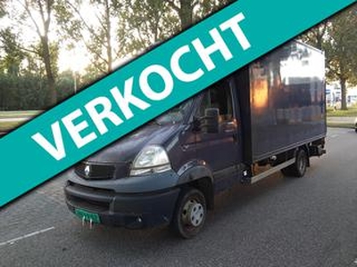 Renault MASCOTT Trucks 130.35 413 3.0 DCI 2008 MEUBELBAK/DUBBELLUCHT/LAADKLEP!